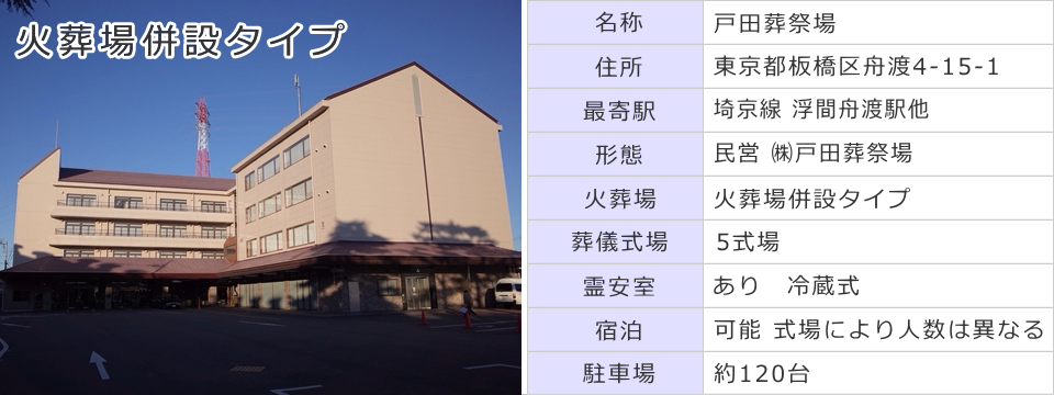 板橋区の火葬場併設斎場