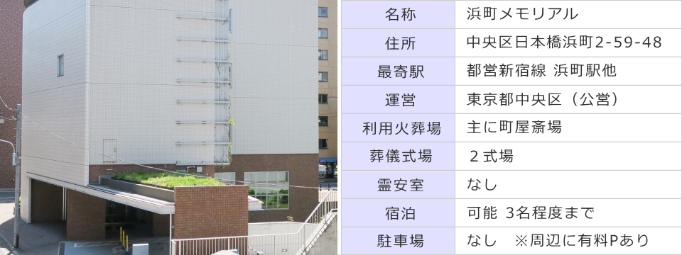 東京都中央区の区営施設