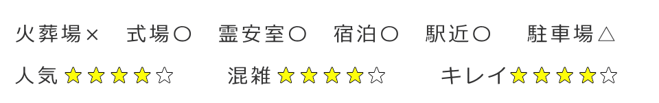 東京都北区にある区営斎場の評価