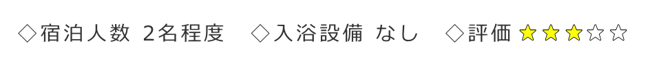 宿泊に対する評価